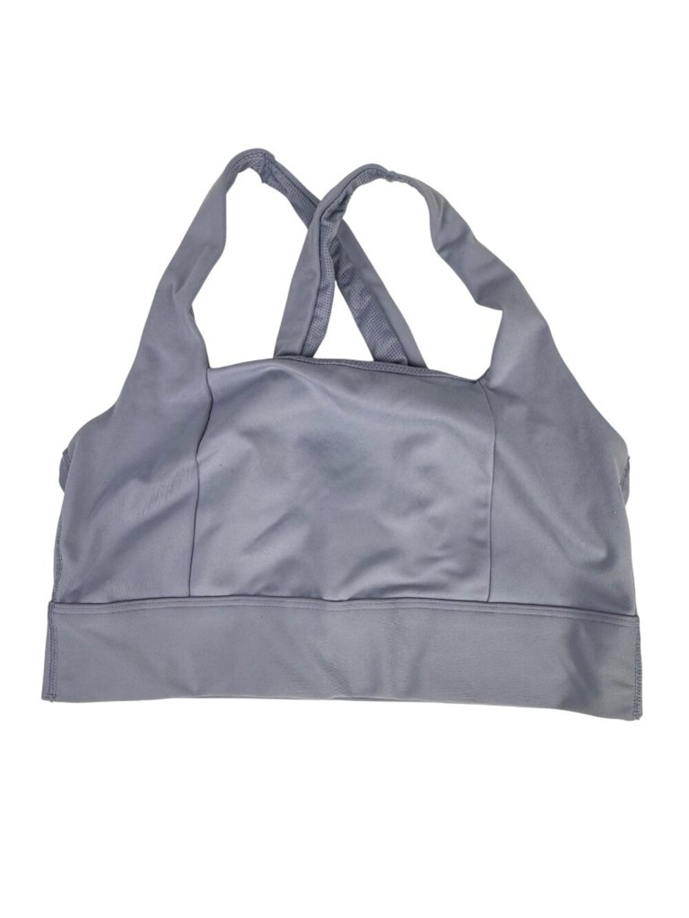 All in Motion Slate Blue Medium Support Square-Neck Crossback Sports Bra Size S